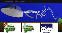 Desktop Screenshot of chelucreations.com