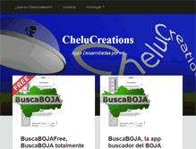 Tablet Screenshot of chelucreations.com